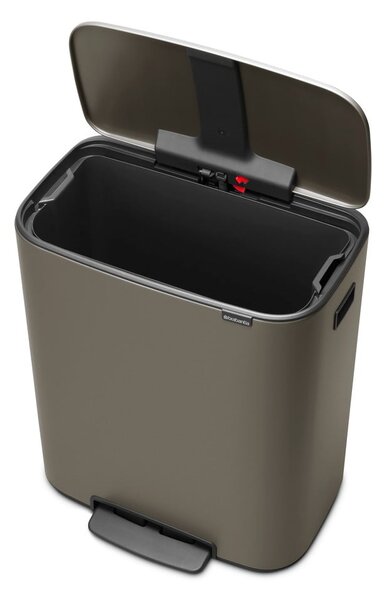 Bidone grigio in acciaio 60 l Bo - Brabantia