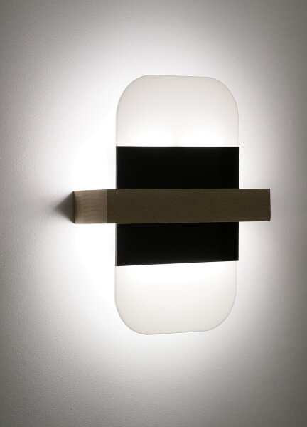 Applique a LED APRIL LED/6W/230V bianco/nero