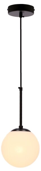 Lampadario a sospensione con filo POMPEI 1xE27/40W/230V nero