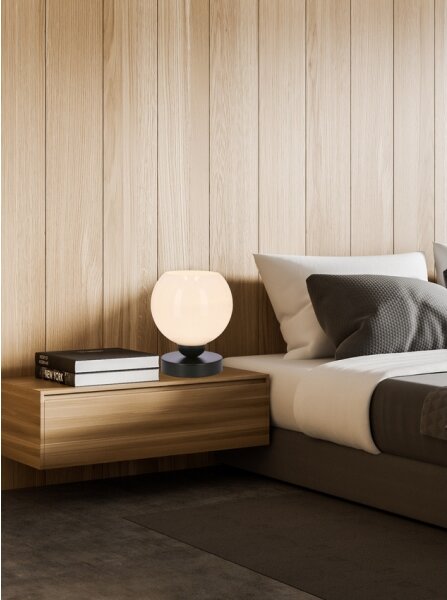 Lampada da tavolo CALDERA 1xE27/60W/230V nero
