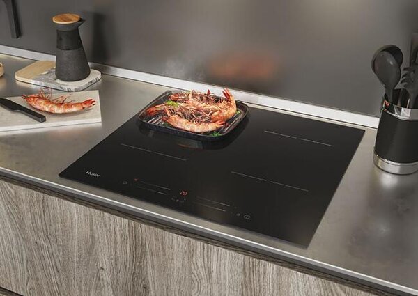 Haier Piano Cottura a Induzione 4 Fuochi 59 cm Vetroceramica colore Nero - Induction Series 2 HAISJ64MC