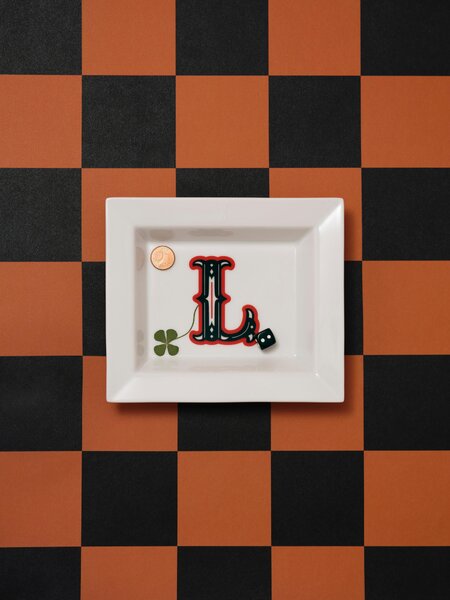 Westwing Collection x MEISSEN, Vide-Poche fatto a mano con decoro Initials