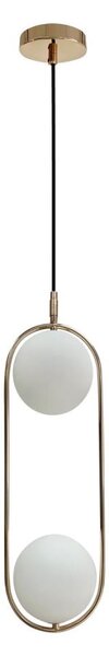 Lampadario a sospensione con filo CORDEL 2xG9/28W/230V oro