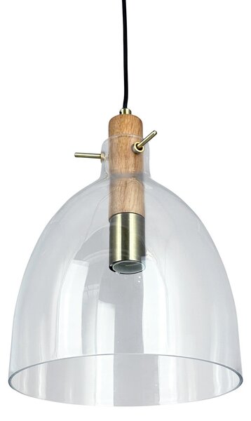 Lampada a sospensione Dyberg Larsen, Bistro, dimmerabile, Trasparente, Soggiorno, Vetro, Design