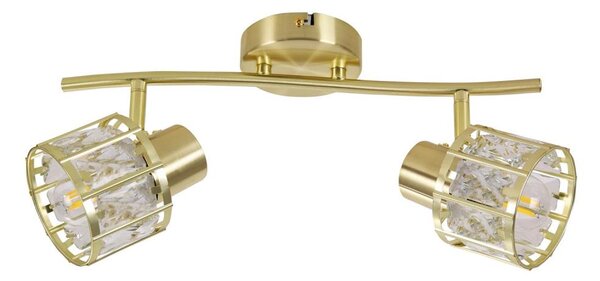 Lampadario a soffitto ZAHARA 2xE27/10W/230V dorato
