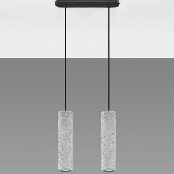 Lampadario a sospensione con filo LUVO 2xGU10/40W/230V