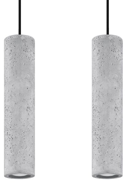 Lampadario a sospensione con filo LUVO 2xGU10/40W/230V