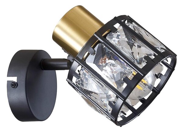 Lampada da parete ZAHARA 1xE27/10W/230V nera