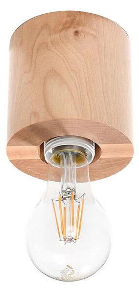 Sollux SL.0672 - Plafoniera SALGADO 1xE27/60W/230V legno
