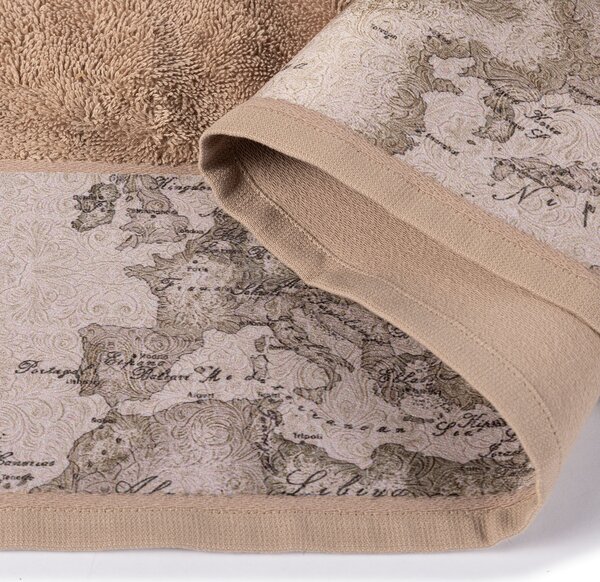Asciugamano Con Ospite STANDARD Geo Country UNICA Cotone Caleffi