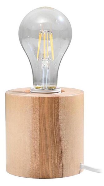 Sollux SL.0674 - Lampada da tavolo SALGADO 1xE27/60W/230V legno