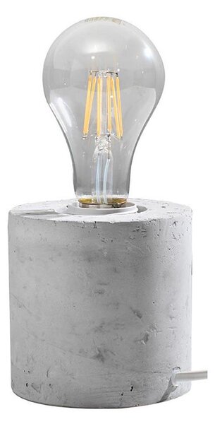 Lampada da tavolo SALGADO 1xE27/60W/230V cemento
