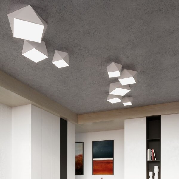 Plafoniera HEXA 3xE27/60W/230V bianca