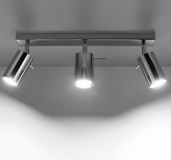 Sollux SL.0729 - Faretto RING 3xGU10/10W/230V