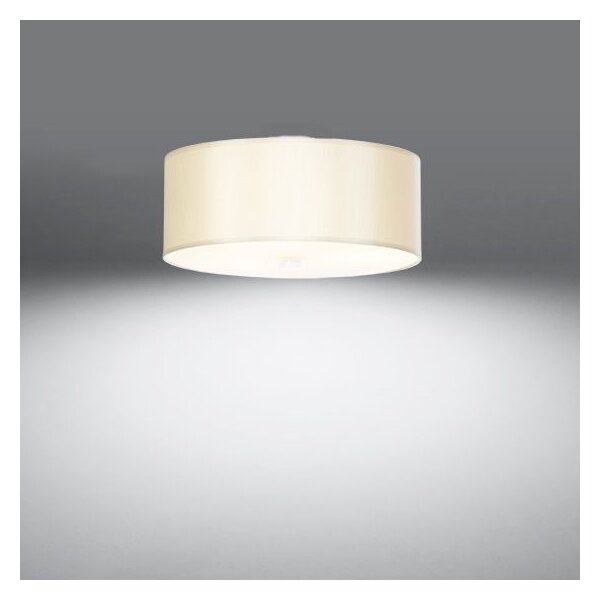 Sollux SL.0759 - Plafoniera SKALA 3xE27/60W/230V diametro 30 cm bianco