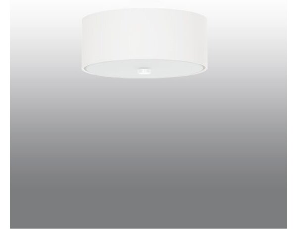 Sollux SL.0759 - Plafoniera SKALA 3xE27/60W/230V diametro 30 cm bianco