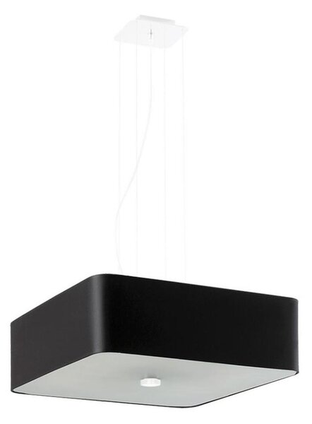 Sollux SL.0774 - Lampadario su filo LOKKO 5xE27/60W/230V 45 cm nero
