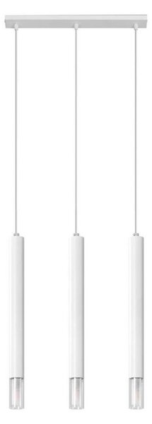 Sollux SL.0959 - Lampadario su corda VIZIER 3xG9/40W/230V bianco