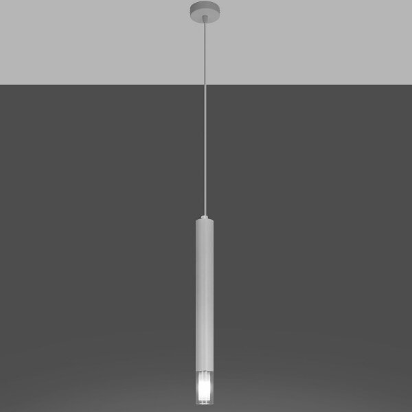 Sollux SL.0957 -Lampadario su corda VIZIER 1xG9/12W/230V bianco