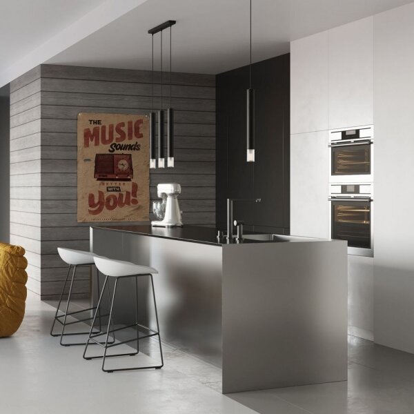 Sollux SL.0961 - Lampadario su filo VIZIER 2xG9/40W/230V nero