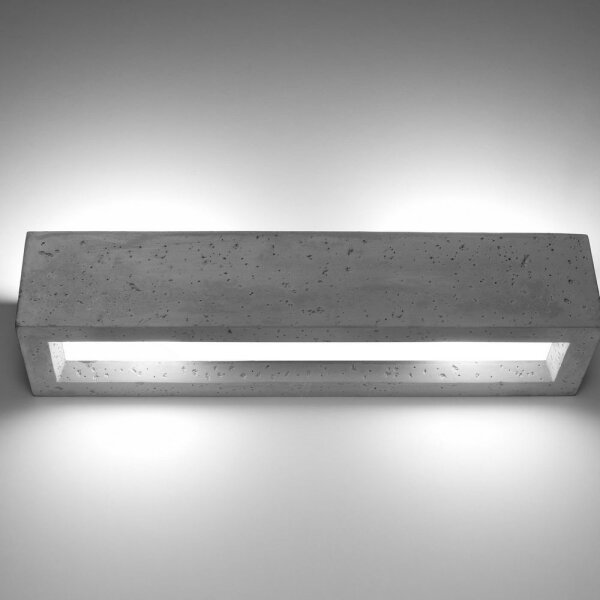 Sollux SL.0993 - Applique VEGA 2xE27/60W/230V 50 cm cemento