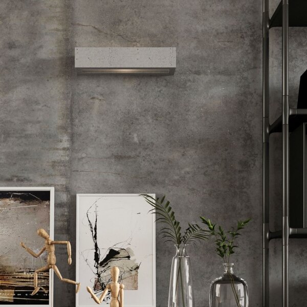 Sollux SL.0993 - Applique VEGA 2xE27/60W/230V 50 cm cemento