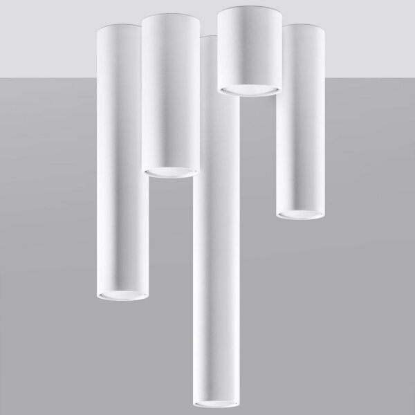 Sollux SL.0996 - Faretto LAGOS 1xGU10/10W/230V 10 cm bianco