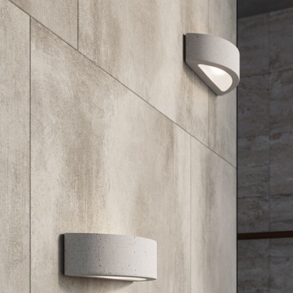 Sollux SL.0994 - Applique ATENA 1xE27/60W/230V cemento