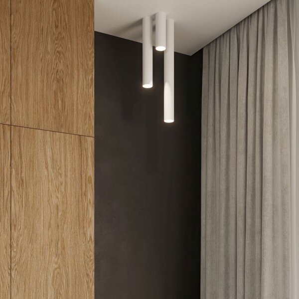 Sollux SL.0997 - Faretto LAGOS 1xGU10/10W/230V 20 cm bianco