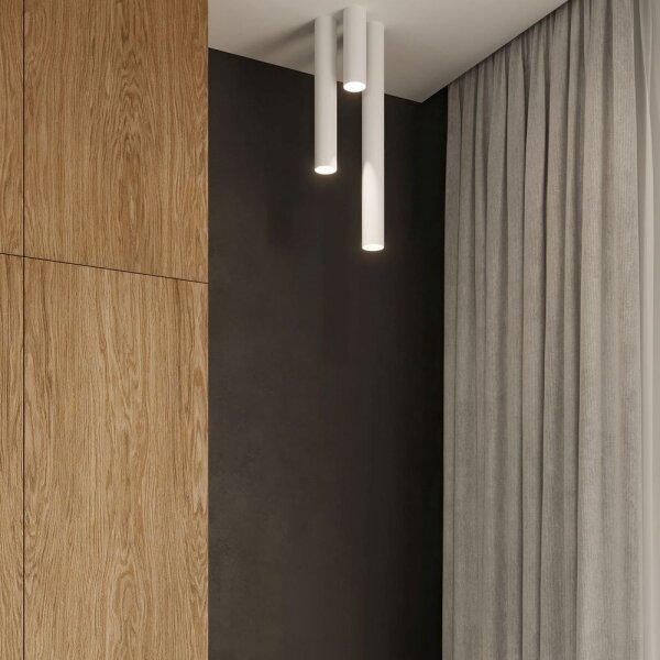 Sollux SL.0996 - Faretto LAGOS 1xGU10/10W/230V 10 cm bianco