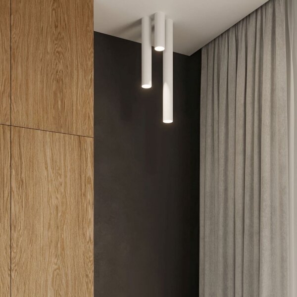 Sollux SL.0999 - Faretto LAGOS 1xGU10/10W/230V 60 cm bianco