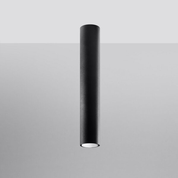 Sollux SL.1002 - Faretto LAGOS 1xGU10/10W/230V 40 cm nero