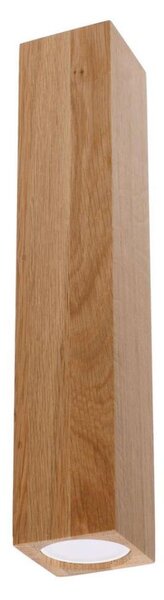 Sollux SL.1041 - Faretto KEKE 1xGU10/40W/230V 30 cm quercia