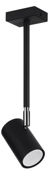 Sollux SL.1074 - Lampadario su palo NORANO 1xGU10/40W/230V nero