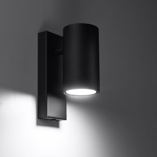 Sollux SL.1077 - Applique UTTI 1xGU10/40W/230V nera