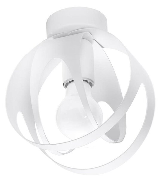 Sollux SL.1082 - Lampadario a plafone TULOS 1xE27/60W/230V bianco