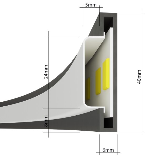 Thoro TH.220 - Lampadario LED a sospensione con filo RIO LED/30W/230V CRI90 3000K diametro 55 cm oro