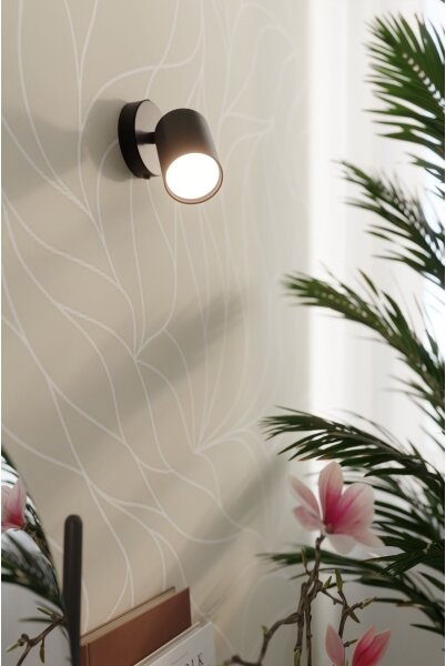 Sollux SL.1126 - Lampada da parete LEMMI 1xGU10/40W/230V nero