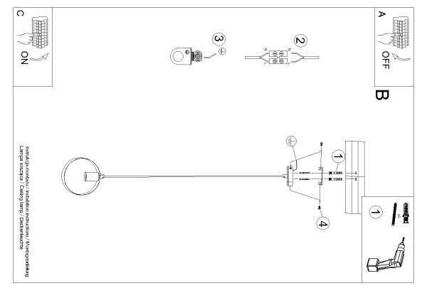 Sollux SL.1137 - Lampadario a cavo TITRAN 1xE27/60W/230V bianco