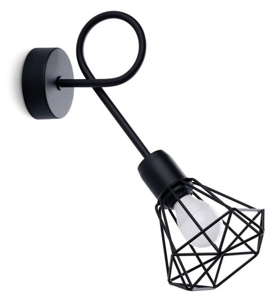 Sollux SL.1108 - Lampada da parete ARTEMIS 1xE14/40W/230V nero