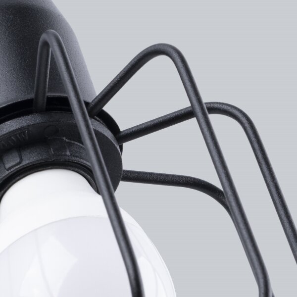 Sollux SL.1117 - Lampada da parete BELUCI 1xE14/40W/230V nero