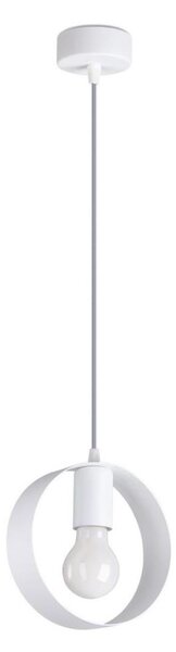 Sollux SL.1137 - Lampadario a cavo TITRAN 1xE27/60W/230V bianco