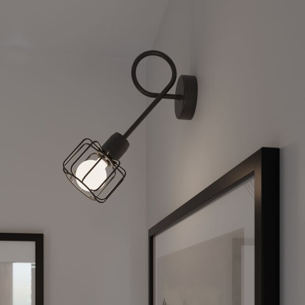 Sollux SL.1117 - Lampada da parete BELUCI 1xE14/40W/230V nero