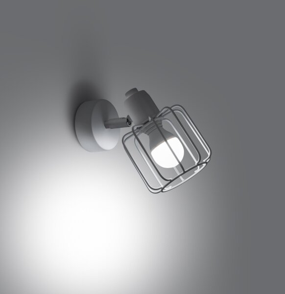 Sollux SL.1111 - Lampada da parete BELUCI 1xE14/40W/230V bianco