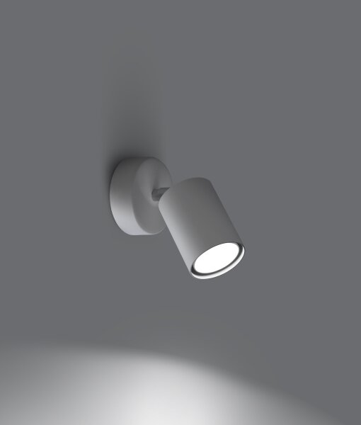 Sollux SL.1123 - Lampada da parete LEMMI 1xGU10/40W/230V bianca