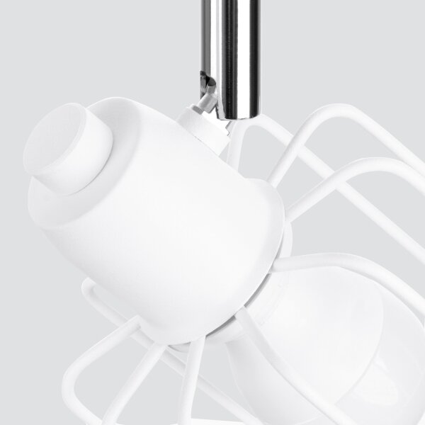 Sollux SL.1112 - Faretto BELUCI 2xE14/40W/230V bianco