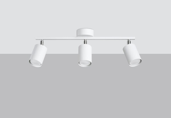 Sollux SL.1125 - Faretto LEMMI 3xGU10/40W/230V bianco