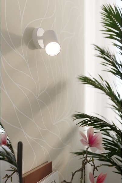 Sollux SL.1123 - Lampada da parete LEMMI 1xGU10/40W/230V bianca