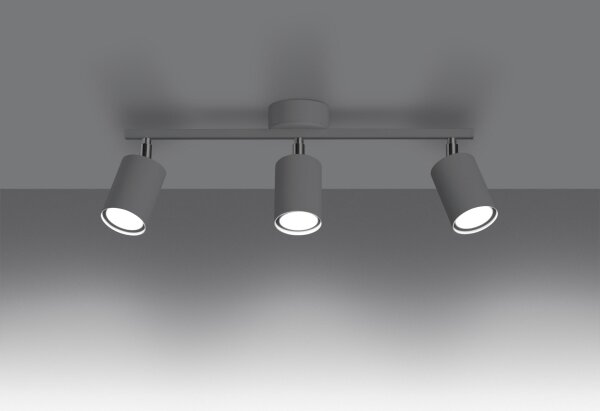 Sollux SL.1125 - Faretto LEMMI 3xGU10/40W/230V bianco