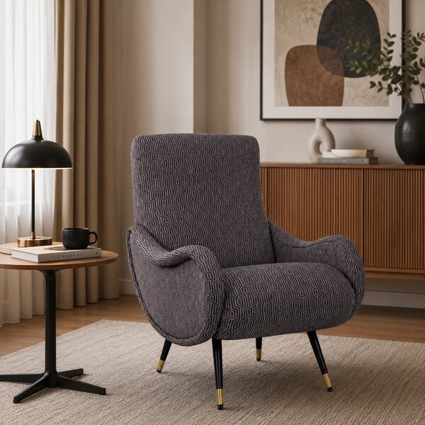 Poltrona Miss Tessuto e Velluto Premium - Design Iconico